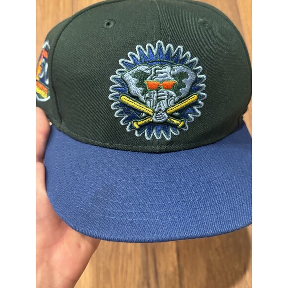 New Era 59fifty Oakland A's Athletics Green Hat 50 Years Patch 7 5/8 (SEE PICS!) - Picture 2 of 7